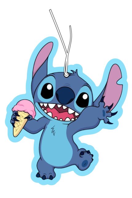 Dondurmalı Stitch Tasarımlı Dekoratif Araç Kokusu Ve Aksesuarı