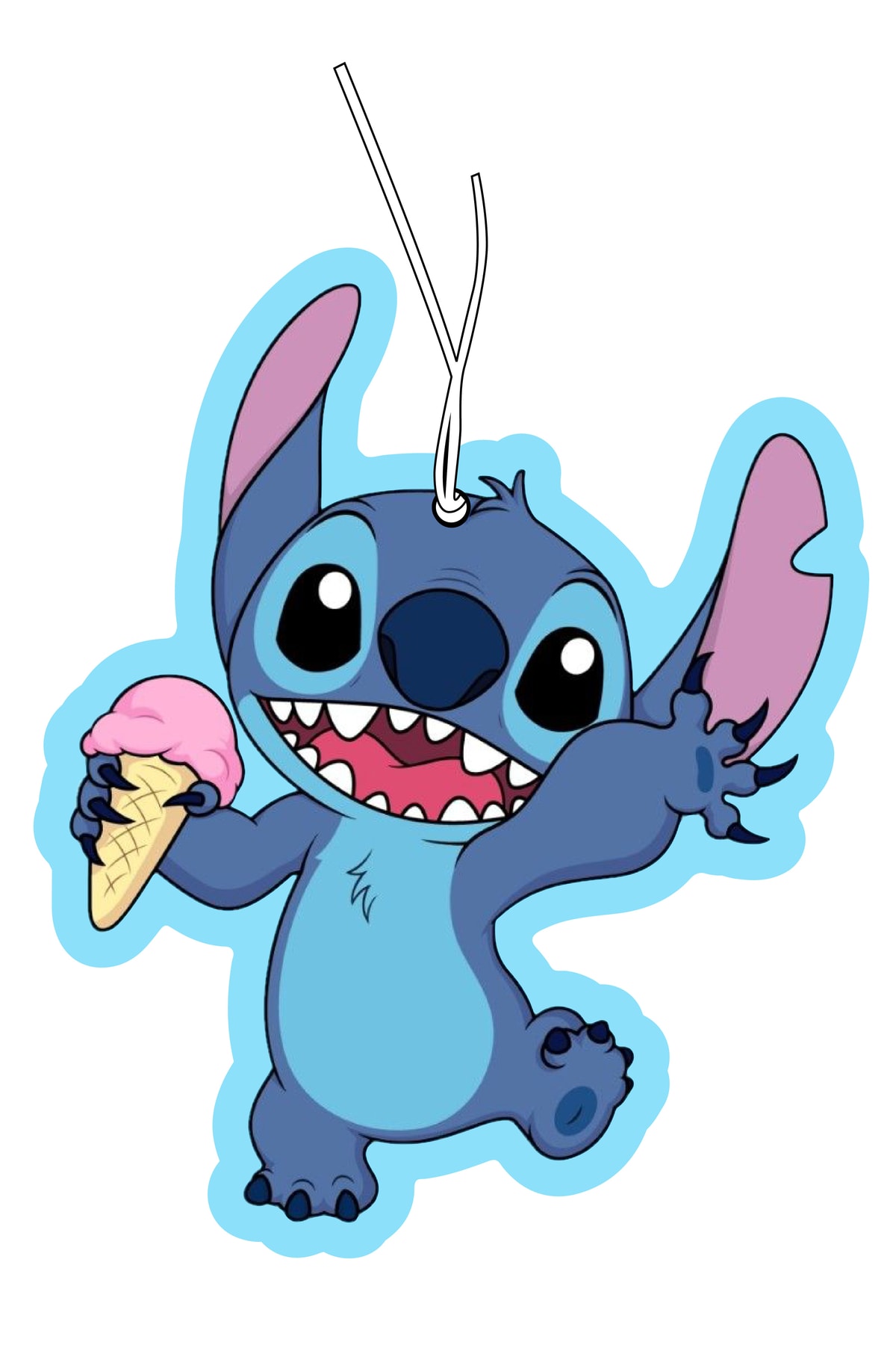 Dondurmalı Stitch Tasarımlı Dekoratif Araç Kokusu Ve Aksesuarı