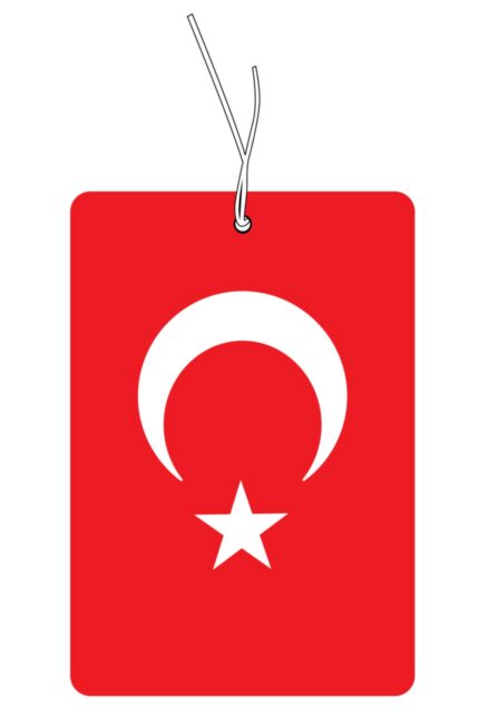 Türk Bayrağı Tasarımlı Dekoratif Oto Kokusu Ve Aksesuarı