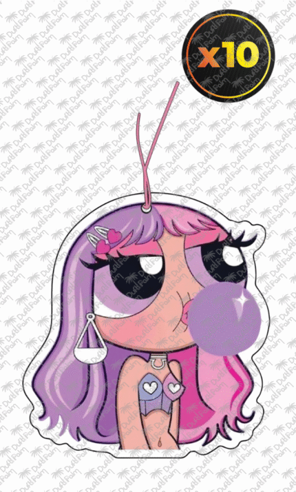 Cartoon Powerpuff Girls Aesthetic Tasarımlı Dekoratif Oto Kokusu Ve Aksesuarı - 10'lu Paket