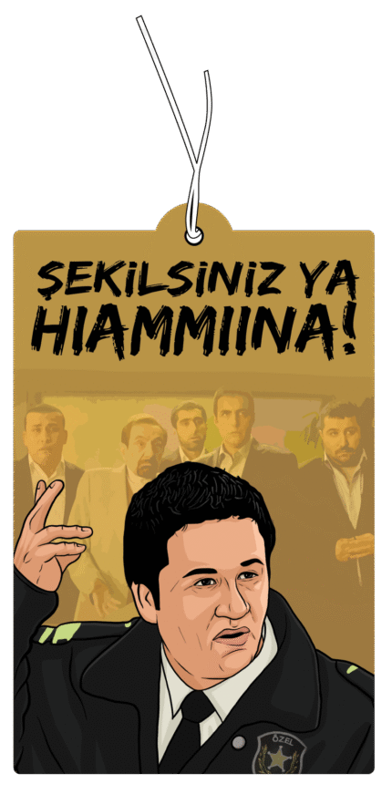 Kolpaçino Şekilsiniz yaaa Tasarımlı Komik Araç Kokusu ve Eğlenceli Oto Aksesuarı - 10'lu Paket