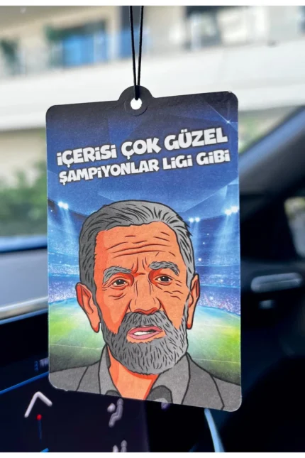 KOLPAÇİNO SABRİ ABİ İÇERİSİ ÇOK GÜZEL ŞAMPİYONLAR LİGİ GİBİ TASARIMLI ARAÇ KOKUSU-10'lu paket
